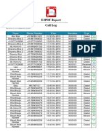 E2PDF Report Call Log: Name Phone Number Time Duration Type