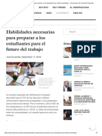 Habilidades Necesarias para Preparar A Los Estudiantes para El Futuro Del Trabajo - Observatorio de Innovación Educativa