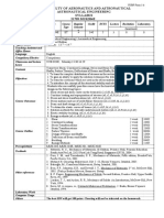 Strength of Materials Course Syllabus