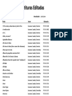 Partituras Editadas Titulos PDF