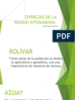 Provincias de La Región Interandina