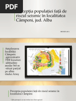 Percepția populației față de riscul seismic