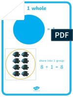 Fractions of a Whole Divided into Equal Groups