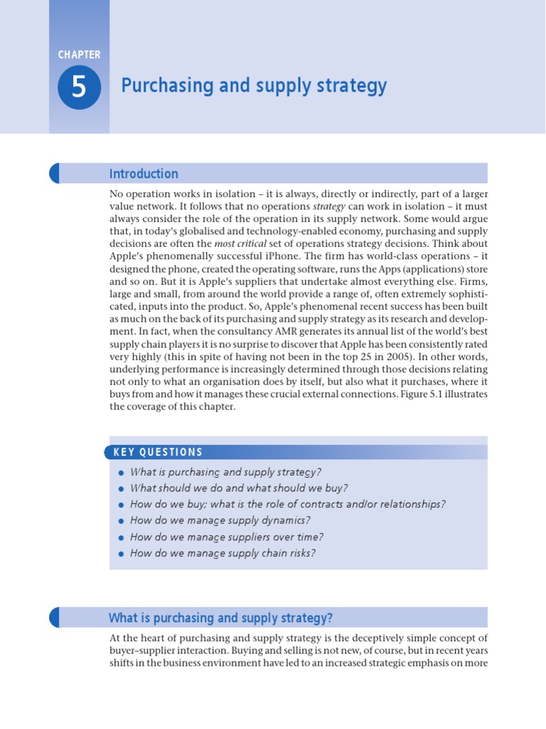 Chapter 5 Nigel Slack, Mike Lewis - Operations Strategy-Pearson (2018 ...