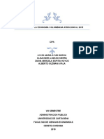 Analisis de La Economia Colombiana Años 2000 Al 2015