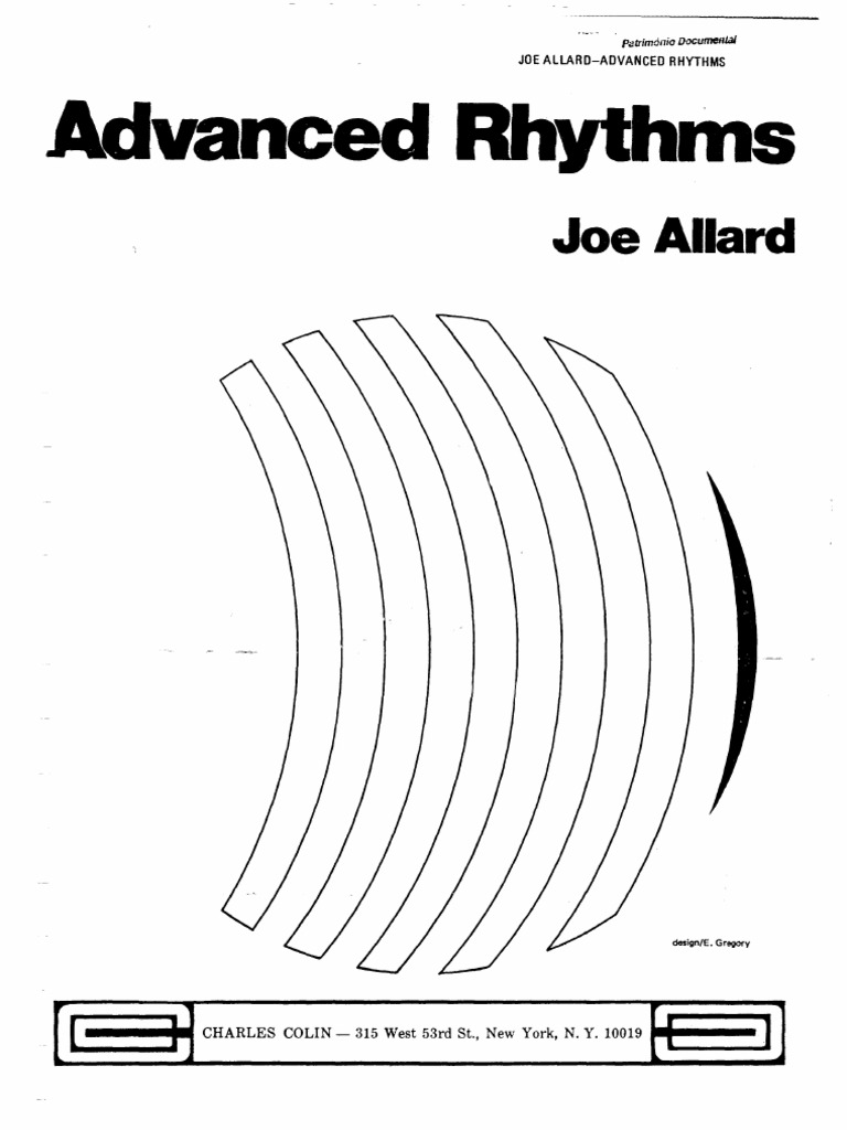 Joe Allard Advanced Rhythms PDF PDF