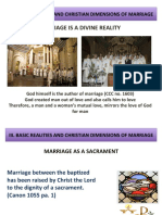 Marriage Is A Divine Reality: Iii. Basic Realities and Christian Dimensions of Marriage