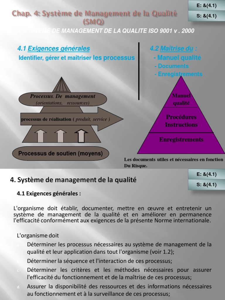 Système de Management Qualité ISO 9001 | PDF | Management de la qualité ...
