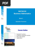 PPT3 Quadratic Functions