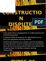 Constructio N Disputes: Click To Edit Master Title Style