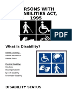 Persons With Disabilities Act, 1995