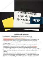 Ecuaciones Diferenciales de Segundo Orden Aplicadas A Vigas