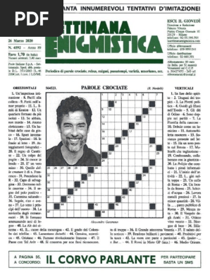 La Settimana Enigmistica N 4592 26 3 2020 R PDF | PDF