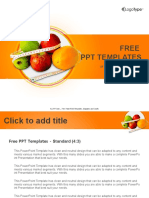 Diet and Nutrition PowerPoint Templates Standard
