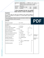 Exemple: Calcul D'un Montant de Mur en Profilé en C À Bords Tombés Formé À Froid Et Sollicité en Traction