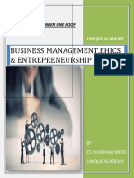 BUSINESS MANAGEMENT ETHICS & ENTREPRENEURSHIP - Completed.