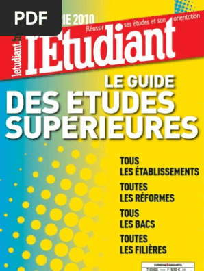 Le Guide Des Etudes Superieures Doctorat Niveaux D Enseignement