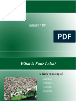 Four Loko English Presentation