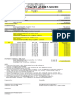 Avida Towers Astrea South Payment Schedule