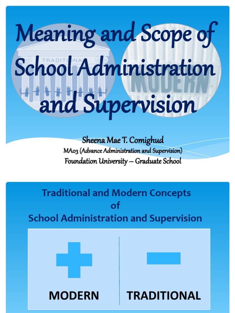 WHAT IS SUPERVISION IN EDUCATIONAL ADMINISTRATION visual data 4