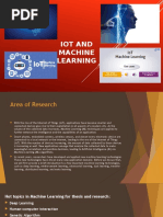 Iot and Machine Learning