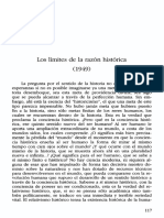 Los Límites de La Razón Histórica