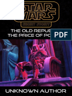 Star Wars The Old Republic - The Price of Power (By An Unknown Author)