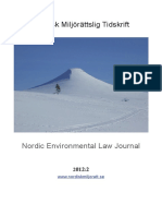 Nordisk Miljörättslig Tidskrift: Nordic Environmental Law Journal