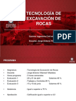 Tecnología de excavación de rocas con explosivos