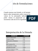 Evaluación y análisis de formulación de productos cárnicos