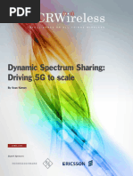 Dynamic Spectrum Sharing: Driving 5G To Scale: by Sean Kinney