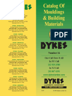 Dykes Lumber Co 2018 Moulding Catalog
