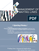 Management of Waiting Lines