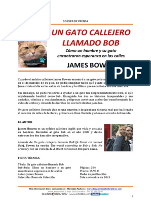 tumor mapa extraterrestre Dossier de Prensa Dosier Un Gato Callejero Llamado Bob Es PDF | PDF | Gatos