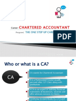 Chartered Accountant: The One Step Up Career Program