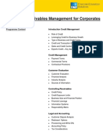 Customer Receivables Management For Corporates