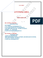 Dr. Naitik D. Trivedi & Dr. Upama N. Trivedi: Antimalaria