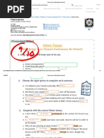 Present Continuous for Future Plans Worksheet | PDF