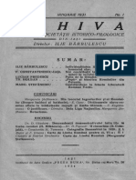 Arhiva Societăţii Ştiinţifice Şi Literare Din Iaşi, 38, Nr. 01, Ianuarie 1931