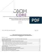 Analysis & Planning Guide For Implementing The Phase V CAQH CORE Operating Rules