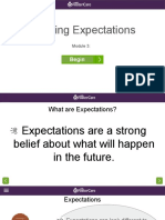 Define Expectations