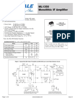 ML1350 Monolithic IF Amplifier: Legacy Device: Motorola MC1350