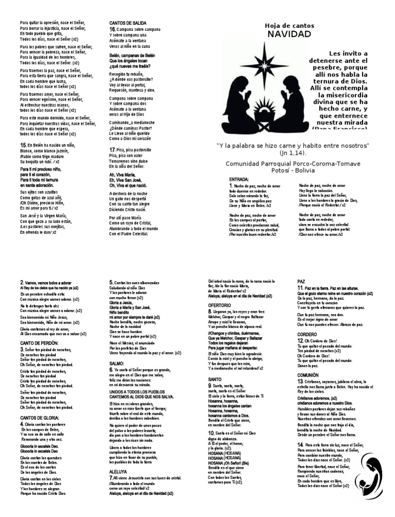 Cantos y Poemas de Navidad | PDF | Cristo (título) | María, madre de Jesús
