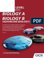 As and A Level: Biology A Biology B