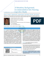 Introduction of Situation, Background, Assessment, Recommendation Into Nursing Practice: A Prospective Study