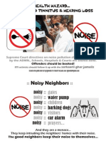 Noise Pollution Posters English