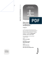 Plan de Mellora - Programa de - Ampliación - Lingua 1 PDF