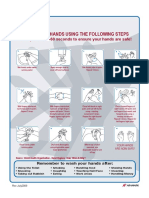 How To Handwash Poster | PDF | Hand Washing | Hygiene