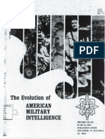 Evolution of Us Military Intelligence 1973