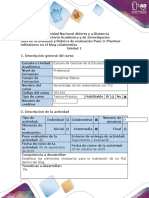 Guía de Actividades y Rubrica de Evaluación - Paso 3 - Plantear Reflexiones en Blog Colaborativo